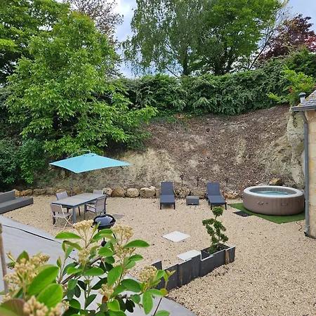 Maison 2-3 Pers Semi-troglodyte Angers-saumur Vakantiehuis *